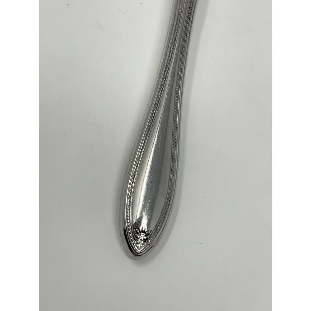 Oneida SHERATON Stainless Heirloom CUBE Glossy Place Dinner Soup Spoon 7 1/8”